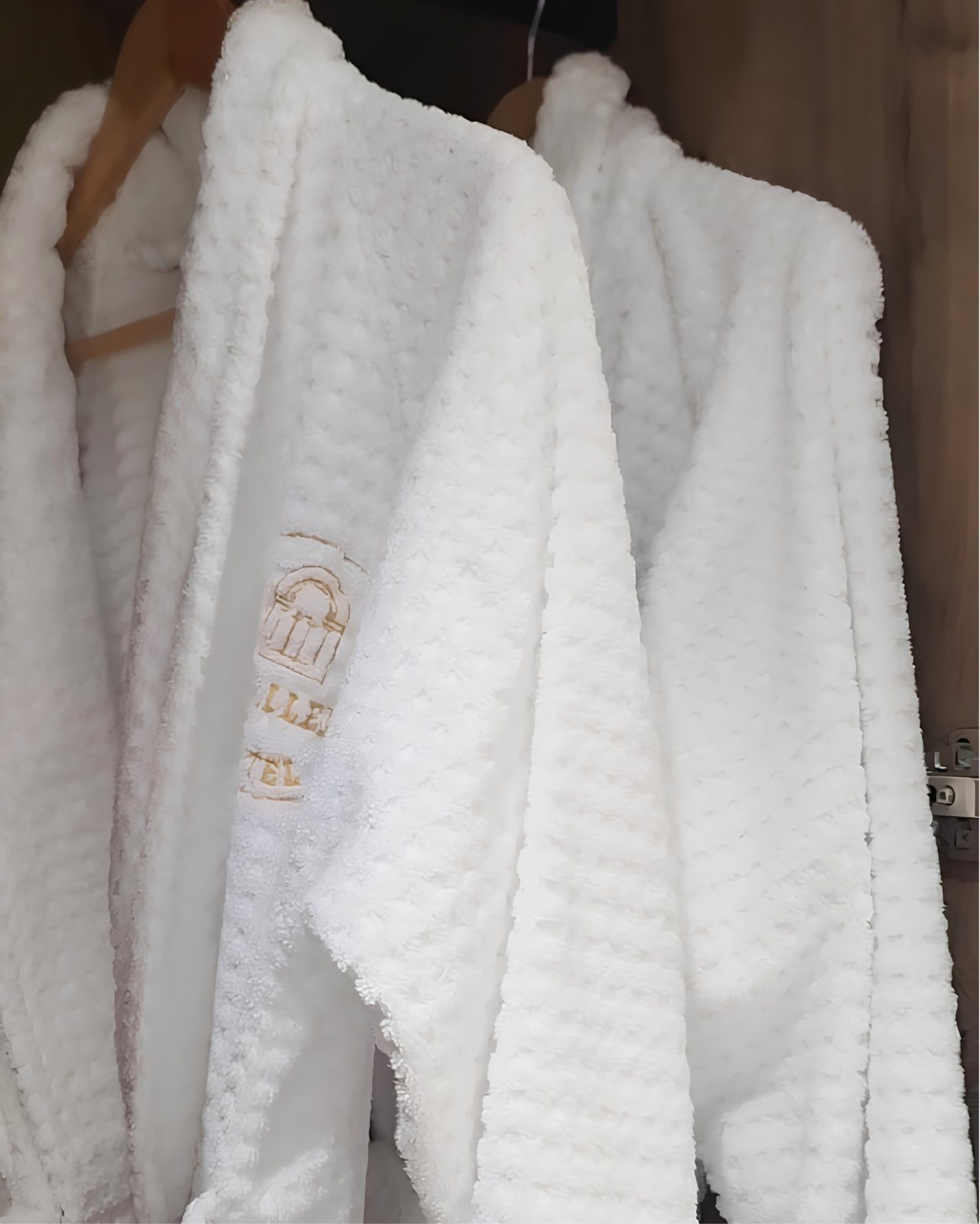 Fresh towels in a guest room